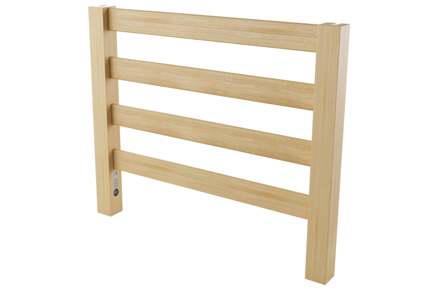 Solid Wood Bed Ends in Natural
