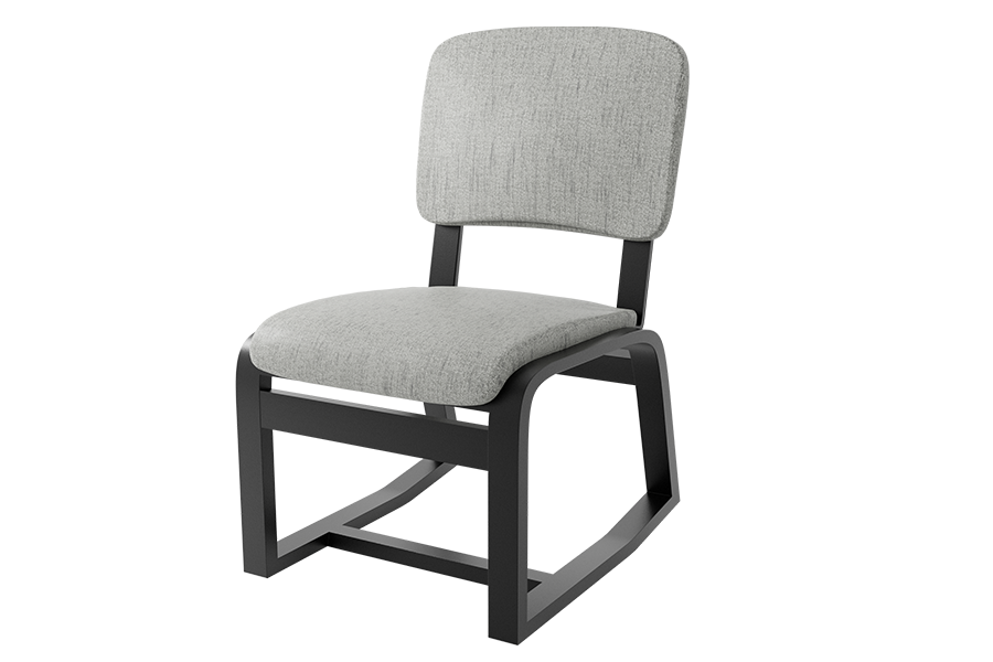 GSA Metal Series Two-Position Chair with Upholstered Seat and Back